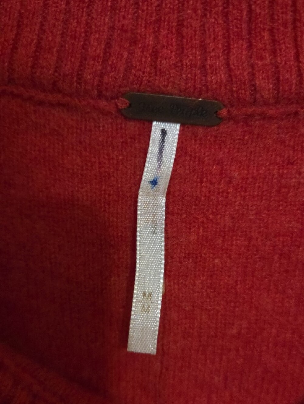 Free People Red Crewneck Sweater - Picture 2 of 3